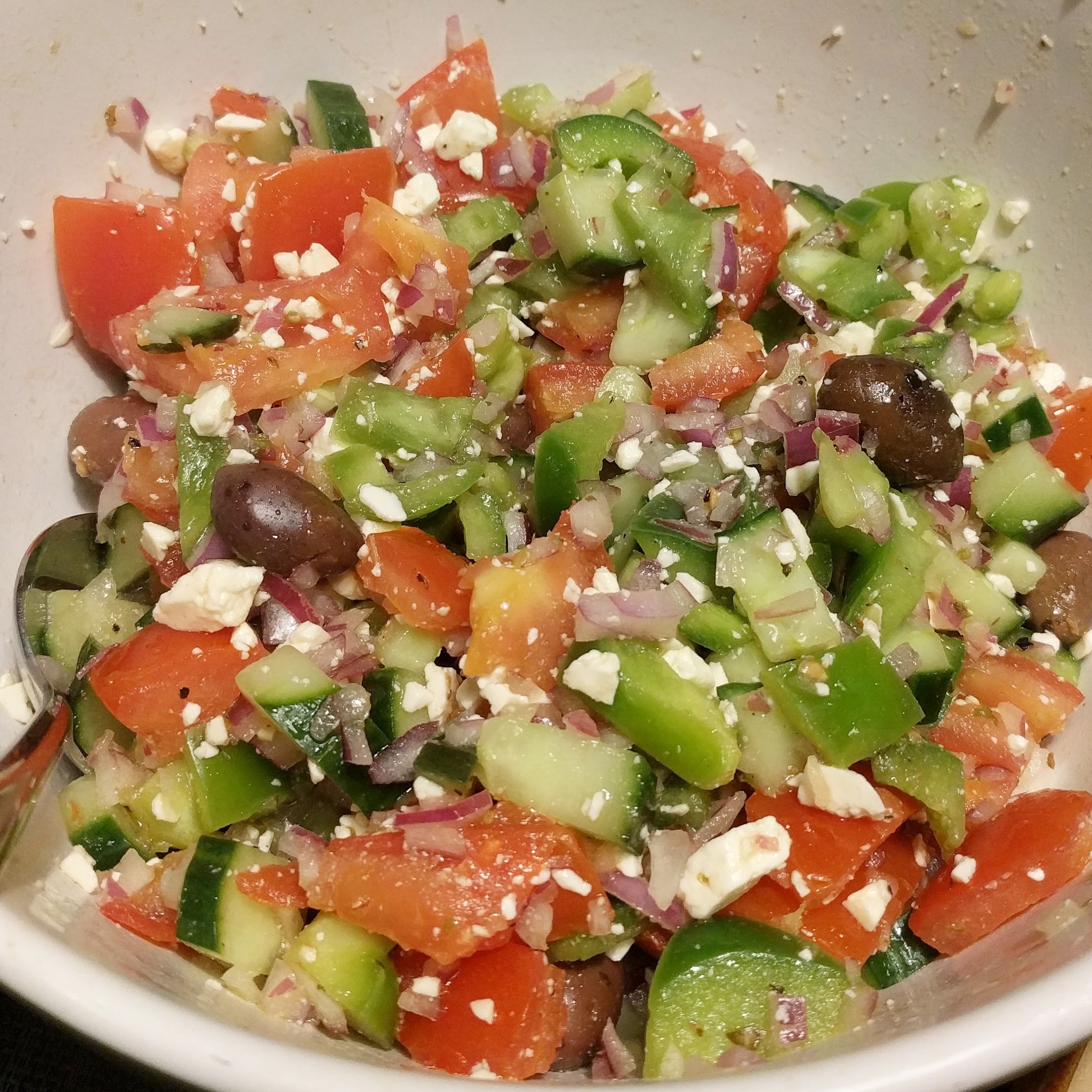 Traditional Greek Salad - Geoff's favorite recipe - Instant Pot Fan Club
